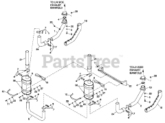 Generac QT10068KNSNA - Generac 100kW Home Standby Generator (SN: 5500181 - 5593197) (2009) Muffler 5.4L/6.8L CPL Exhaust C5 (0F2969)