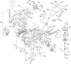 Exmark LZS88CDYM96RW0 - Exmark 96" Lazer Z Diesel Zero-Turn Mower, Yanmar 3TNV88C (SN: 406294345 - 408644345) (Rev A) (2020)