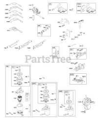 Briggs & Stratton 12F802-0869-01 - Briggs & Stratton Vertical Engine Alternator, Electric Starter, Electrical, Flywheel Brake, Ignition