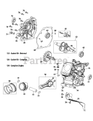Troy-Bilt 170-TU - Troy-Bilt Engine 170-TU Crankcase