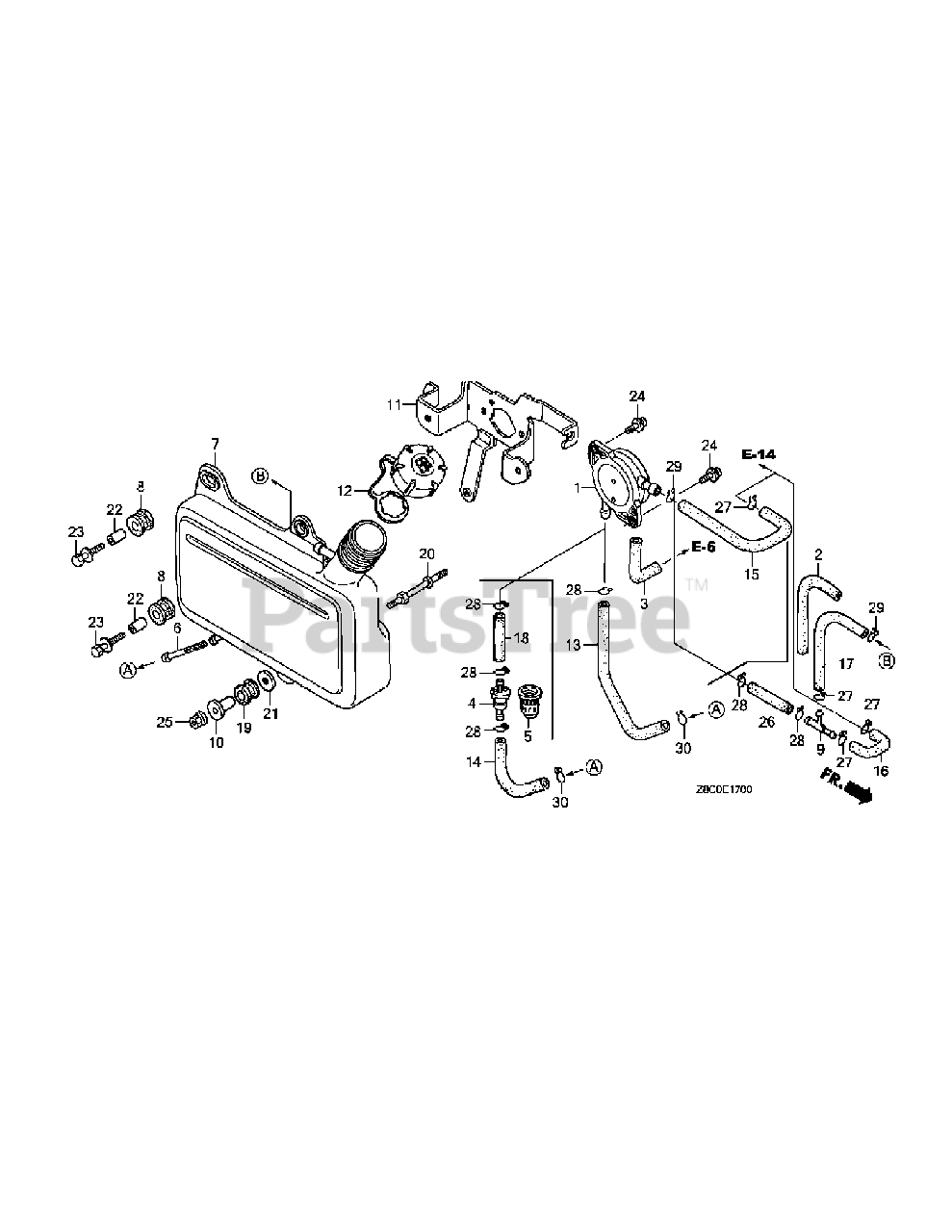 Cub Cadet Fuel Line Diagram