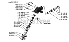 Husqvarna 22 R - Husqvarna String Trimmer (1988-01) Angle Gear Assembly