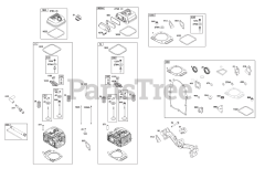Briggs & Stratton 359447-0118-E1 - Briggs & Stratton Horizontal Engine Cylinder Head Group