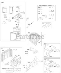 Briggs & Stratton 20F412-0105-E1 - Briggs & Stratton Horizontal Engine
