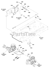 Murray EZT 2042 (2691041-00) - Murray 42" Zero-Turn Mower, 20hp, Canada (2012) Park Brake Group - RZT