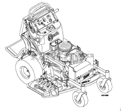 Exmark VTS541KA363CA - Exmark 36" Vantage S-Series Stand-On Mower, Kawasaki, CARB (SN: 313000000 - 313999999) (2013)