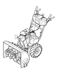 MTD 31AH5ZLH704 - MTD Gold Snow Thrower (2008)