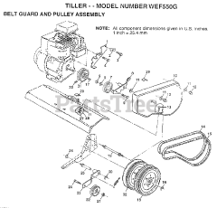 Weed Eater WE F550 G - Weed Eater Tiller (1997)