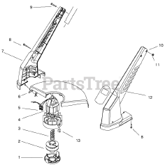 Toro 51256 - Toro 10" String Trimmer, Electric (SN: 079000001 - 079999999) (1997)
