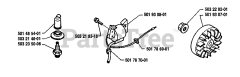 Husqvarna 16 R - Husqvarna String Trimmer (1986-10) Ignition/Flywheel