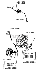 Husqvarna 40 - Husqvarna Chainsaw (1987-01) Ignition/Flywheel