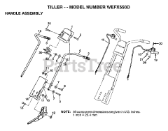 Weed Eater WE FX550 D - Weed Eater Tiller