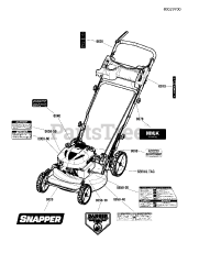 Snapper RP 2185020 (7800981B-00) - Snapper 21" Walk-Behind Mower, 8.5hp