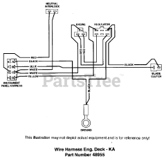 Scag SWZ-14KA - Scag Walk-Behind Mower, 14hp Kawasaki (SN: 40000 - 49999) WIRE HARNESS ENG. DECK - KA