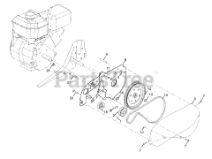 Poulan Pro HDF 900 (960820035-02) - Poulan Pro Front-Tine Tiller (2016-06)