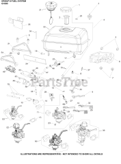 Kohler CH395-1014 - Kohler Command PRO Engine, Basic Version, 9.5hp, 7.1kW 08 Fuel System