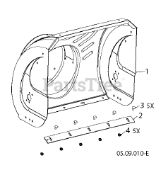 Poulan Pro PR 241 (961920092-03) - Poulan Pro Snow Thrower (2018-04) AUGER HOUSING &amp; IMPELLER 6