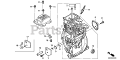 Honda GX100 KRB1/A (GCANM) - Honda Engine, Made in Japan (SN: GCANM-1300001 - GCANM-9999999) CYLINDER