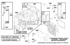 Toro 71208 (13-38 XL) - Toro Lawn Tractor (SN: 089000001 - 089999999) (1998) Engine Briggs Stratton Model 28m707-1122-E1