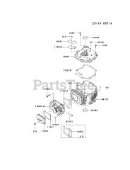 Kawasaki FJ180V-CS05 - Kawasaki Engine CYLINDER/CRANKCASE