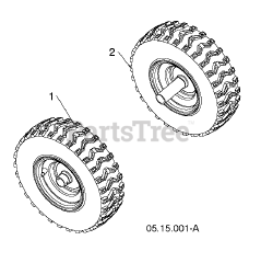 Poulan Pro PR 241 (961920092-03) - Poulan Pro Snow Thrower (2018-04) WHEELS &amp; TIRES