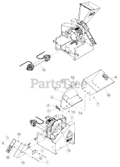 Bear Cat CH 45540 - Bear Cat 4.5" Chipper, 540cc PTO Driven (SN: D00001 & Above)