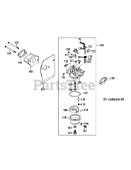 MTD 5P65MU - MTD Engine 5P65MU Carburetor