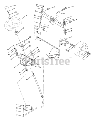 Poulan Pro PP 20H50 J - Poulan Pro Lawn Tractor STEERING ASSEMBLY