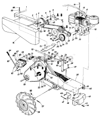 Cub Cadet 418 (212-418-100) - Cub Cadet Rear-Tine Tiller (1982)