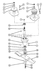 Snapper ZU 4813 M (80209) - Snapper 48" Mower Deck Assembly
