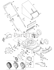 MTD 11A-439R004 - MTD Gold Walk-Behind Mower (2008) (Ace Hardware)