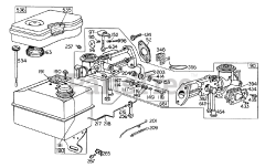 Toro 58013 - Toro 26" Tiller (SN: 004000001 - 004999999) (1974) Carburetor Assembly