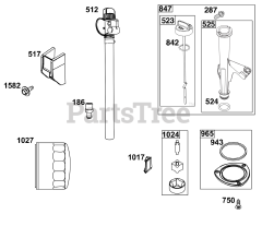 Briggs & Stratton 44Y977-0002-H5 - Briggs & Stratton Vertical Engine Lubrication Group