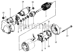 Toro B3-08B391 (108-3) - Toro Rear-Engine Riding Mower (1987) Electric Starter