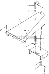 Cub Cadet 376 (190-376-100) - Cub Cadet 54" Snow Blade att Pivot Bracket