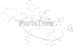 Toro 74740 (SS 5425) - Toro 54" TimeCutter Zero-Turn Mower (SN: 315000001 - 315999999) (2015) 54 Inch Deck Assembly