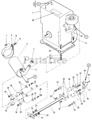 Simplicity 7010 (1690204) - Simplicity Garden Tractor, 10hp
