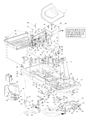 Yard Machines 13A4065-700 - Yard Machines Lawn Tractor (2004)