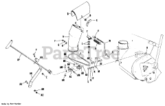 Simplicity 990175 - Simplicity 36" Rotary Snow Thrower Attachment