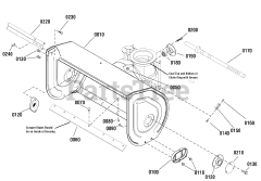 Briggs & Stratton 1226 HD (1696413-00) - Briggs & Stratton 26" Snow Thrower, 11.5 Gross TP (2013-2015)