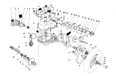 Toro 20710 - Toro 53cm Walk-Behind Mower (SN: 001000001 - 001999999) (1981) Gear Case Assembly