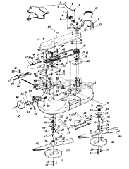 MTD 140-846-000 - MTD Mower Deck Assembly Only (1990)