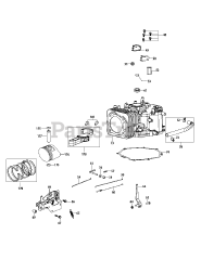 Troy-Bilt 4P90HUB - Troy-Bilt Engine 4P90HUB Crankcase
