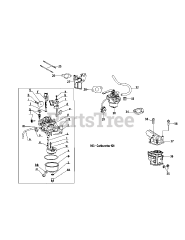 Troy-Bilt 161-JWA-12 - Troy-Bilt Engine 161-JWA-12 Carburetor