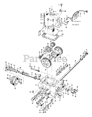 Troy-Bilt 21AE686N063 - Troy-Bilt Rear-Tine Tiller (2003) Power Unit Transmission Assemblies