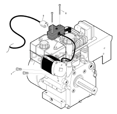 Murray 627809x5A - Murray 27" Snow Thrower (2002) Electric Start Assembly