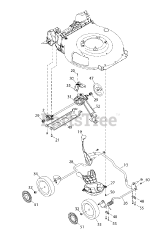 Snapper SP 90 (1696701-00) - Snapper 21" Walk-Behind Mower, Self-Propelled, 725 Series Briggs