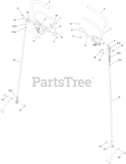 Toro 72523 - Toro 60" GrandStand Multi-Force Stand-On Mower (SN: 411600000 - 999999999) Motion Control Assembly