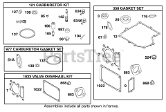 Toro 71227 (16-38 HXL) - Toro Lawn Tractor (SN: 210000001 - 210999999) (2001) Engine Briggs Stratton Model 28q777-0690-E1 9