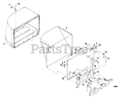 Exmark GC3444 - Exmark Grass Catcher for 34" & 44" Mower (SN: 600000 - 669999) (2006)